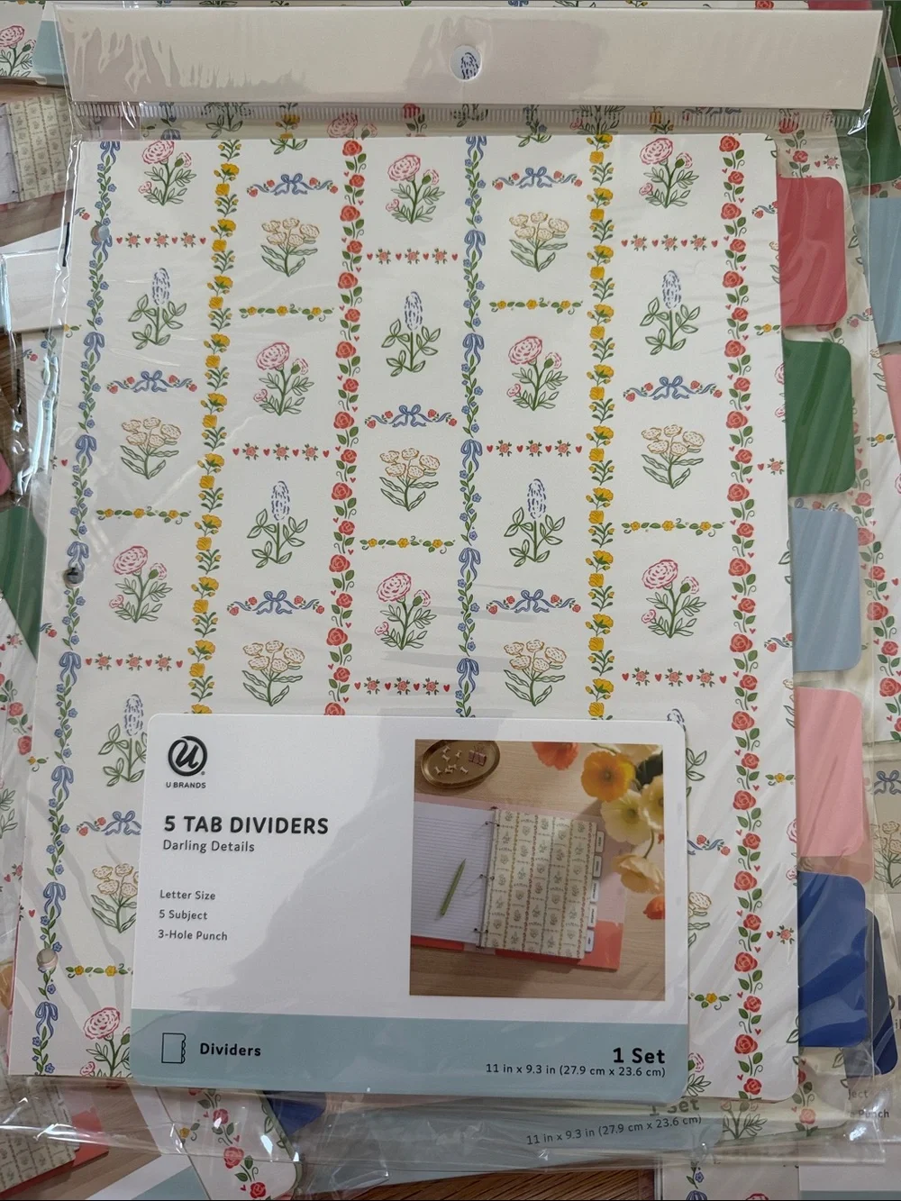 U BRANDS 5-Tab Dividers